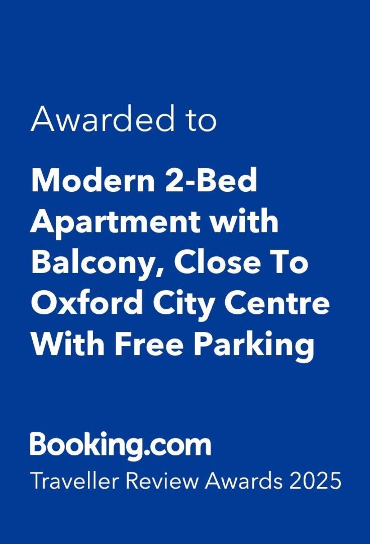 Modern 2-Bed Apartment With Balcony, Close To Oxford City Centre With Free Parking Esterno foto